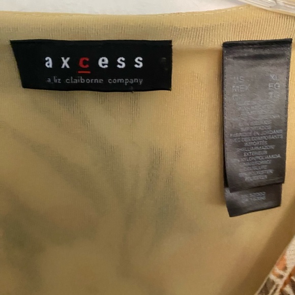 Axcess for Liz Claiborne‎ pullover colorful top - Picture 4 of 4